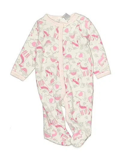 Pre-owned Little Beginnings Babies' Long Sleeve Outfit In White