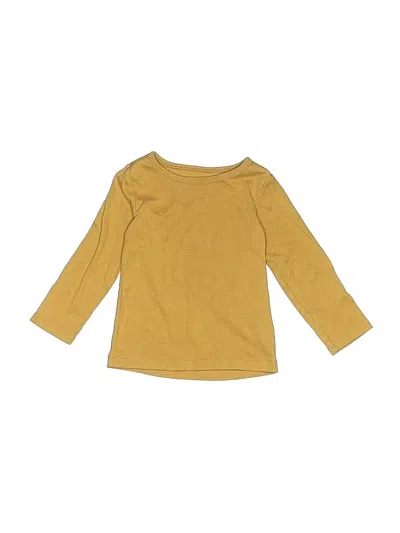Pre-owned Child Of Mine By Carter's Kids' 3/4 Sleeve T-shirt In Yellow