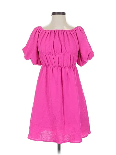 Pre-owned Dokotoo Casual Dress In Pink