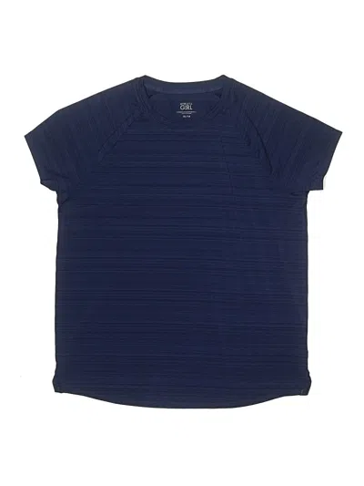 Pre-owned Athleta Girl Kids' Active T-shirt In Blue