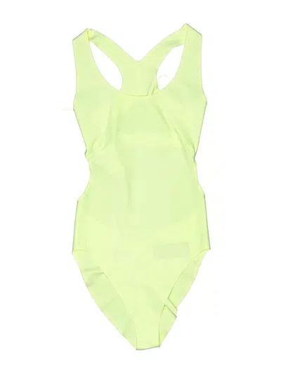 Pre-owned Nike One Piece Swimsuit In Yellow