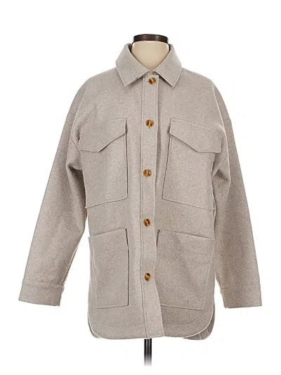 Pre-owned Banana Republic Coat In Gray