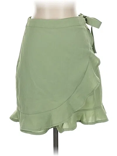 Pre-owned Nasty Gal Inc. Casual Skirt In Green