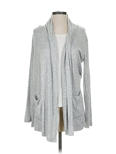 Pre-owned Athleta Cardigan Sweater In Gray