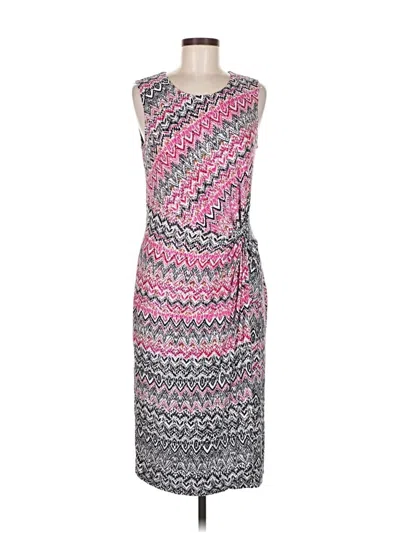 Pre-owned Nic + Zoe Cocktail Dress In Pink