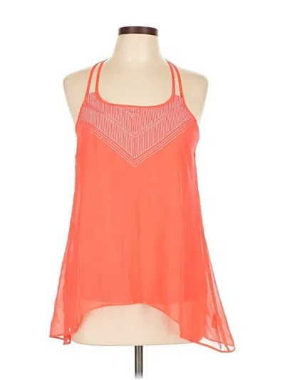 Pre-owned Studio Y Sleeveless Blouse In Orange