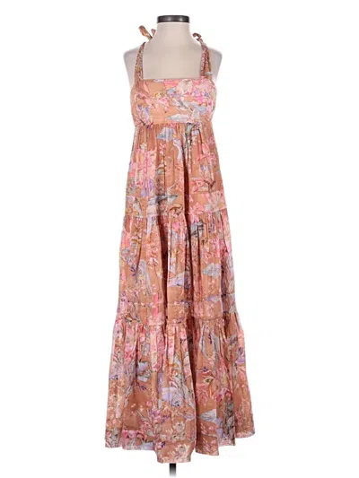 Pre-owned Zimmermann Casual Dress In Orange