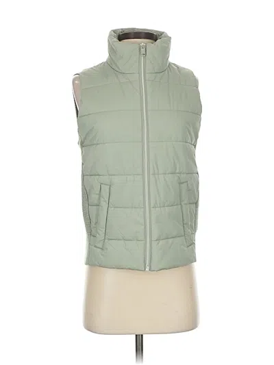 Pre-owned Athleta Vest In Green