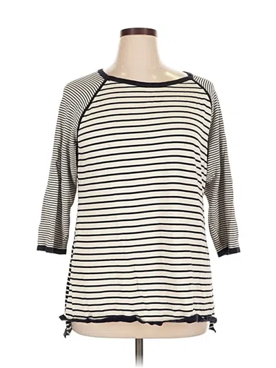 Pre-owned Talbots Pullover Sweater In White