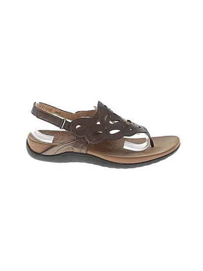 Pre-owned Rockport Sandals In Brown