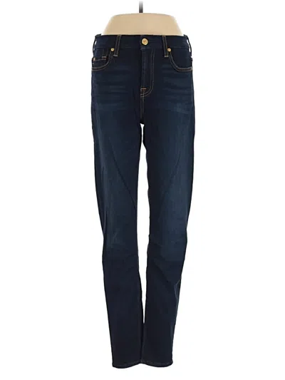 Pre-owned 7 For All Mankind Jeans In Blue