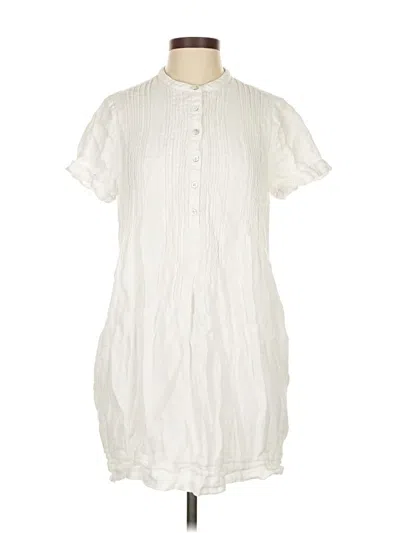 Pre-owned Faherty Casual Dress In White