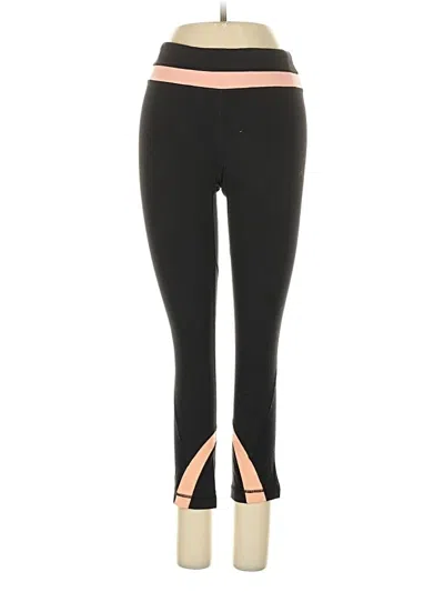 Pre-owned Lululemon Athletica Yoga Pants In Black