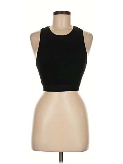 Pre-owned Zara Tank Top Black Halter Neckline Tops