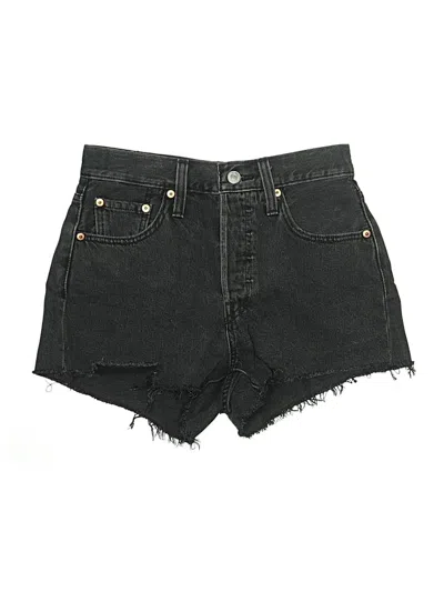 Pre-owned Levi's Denim Shorts In Black