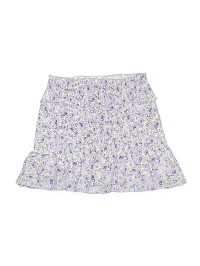 Pre-owned #global Love Kids' Skirt In Purple