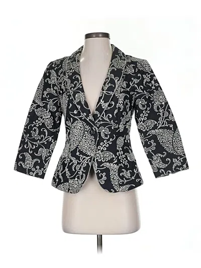 Pre-owned Cabi Blazer Jacket In Gray