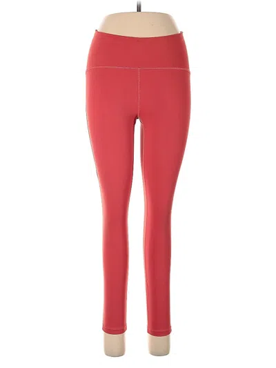 Pre-owned Lululemon Athletica Active Pants In Red