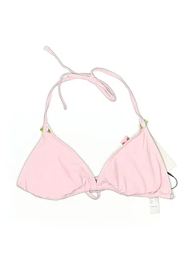 Pre-owned Closet Swimsuit Top Pink Swimwear