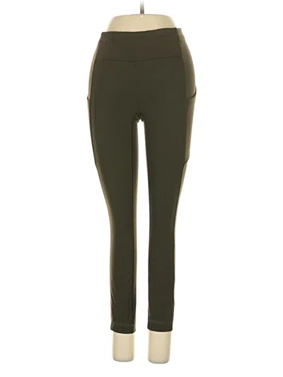 Pre-owned Lululemon Athletica Active Pants In Green