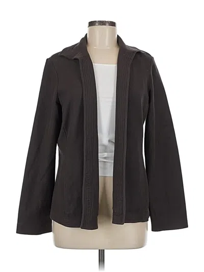 Pre-owned Eileen Fisher Blazer Jacket In Gray