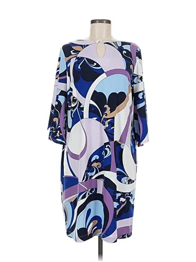 Pre-owned Chico's Casual Dress In Blue