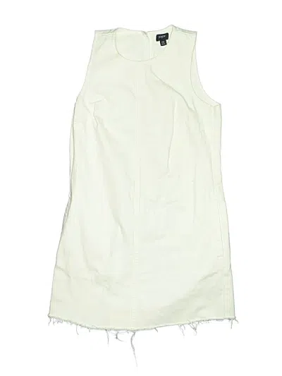 Pre-owned J.crew Factory Store Casual Dress In White