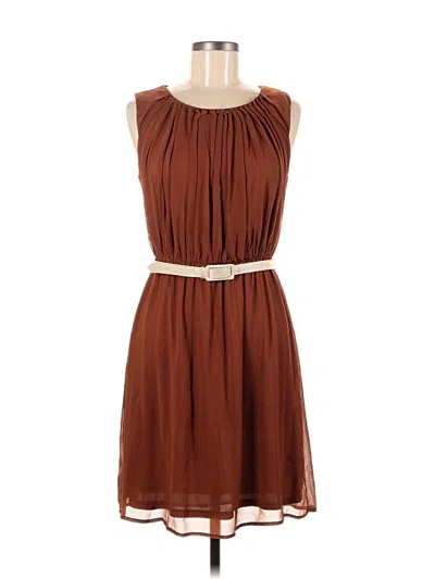 Pre-owned H&m Casual Dress In Brown