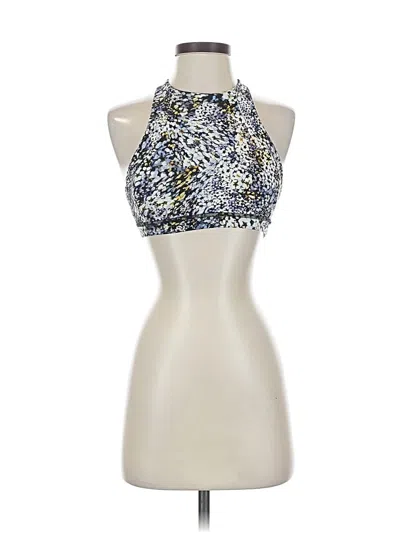 Pre-owned Lululemon Athletica Tank Top Black Halter Neckline Tops