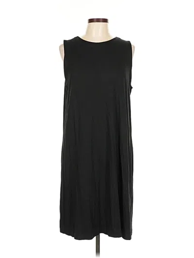 Pre-owned Jjill Casual Dress In Black
