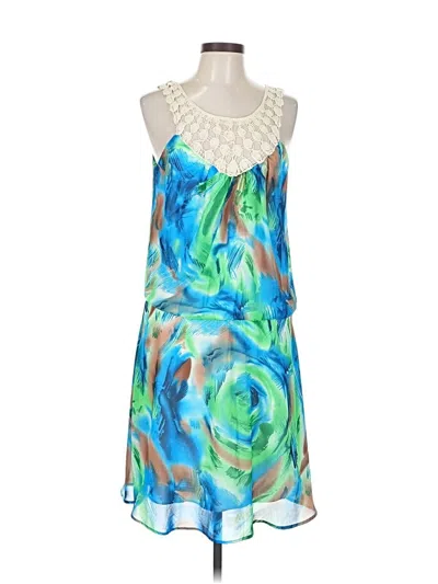 Pre-owned Jonathan Martin Cocktail Dress In Blue