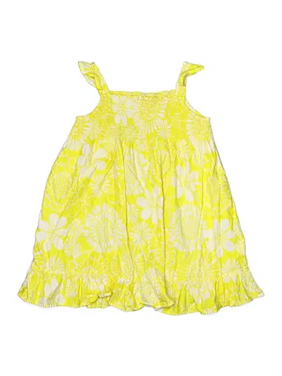 Pre-owned Carter's Kids' Dress In Yellow