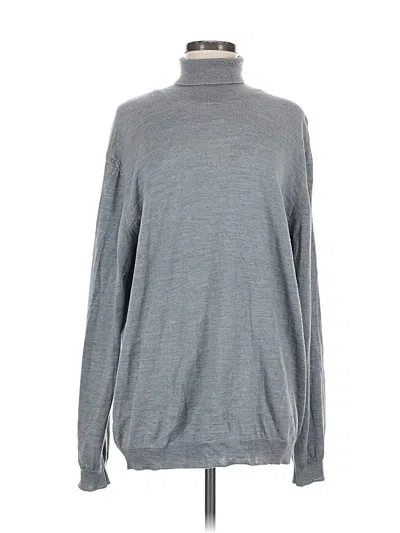 Pre-owned Zara Turtleneck Sweater In Gray