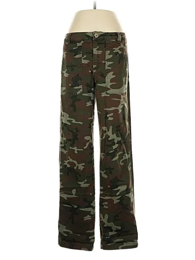 Pre-owned Velvet By Graham & Spencer Cargo Pants In Green