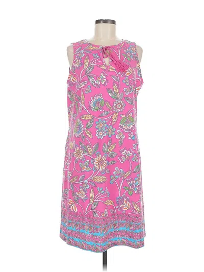 Pre-owned Belle By Kim Gravel Cocktail Dress In Pink