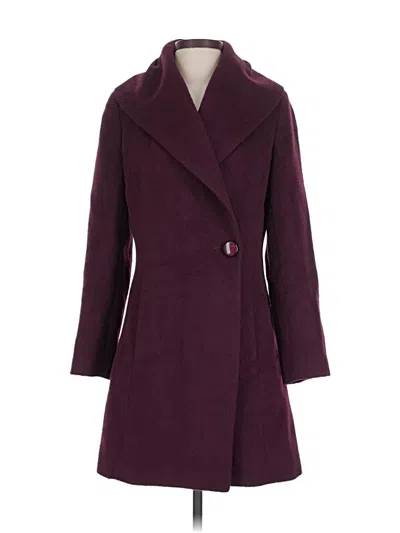 Pre-owned Trina Turk Coat In Burgundy