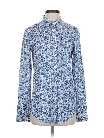 Pre-owned Alex Mill Long Sleeve Blouse In Blue