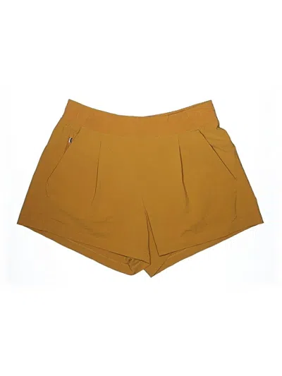 Pre-owned Athleta Shorts In Gold