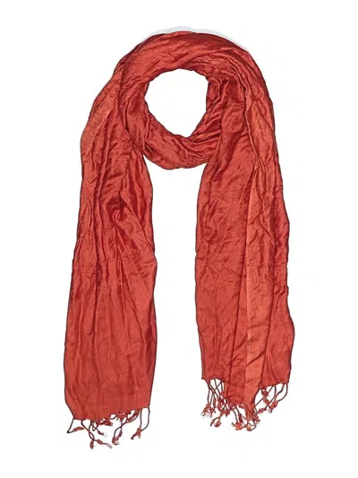 Pre-owned Unbranded Scarf In Red
