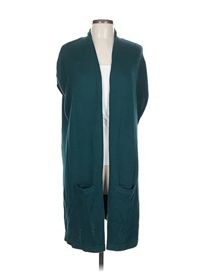 Pre-owned Chico's Cardigan Sweater In Blue