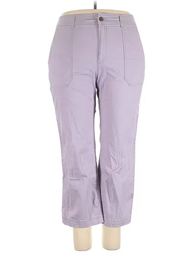 Pre-owned Gap Casual Pants In Purple