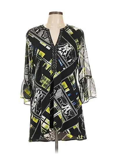 Pre-owned Style & Co Casual Dress In Black