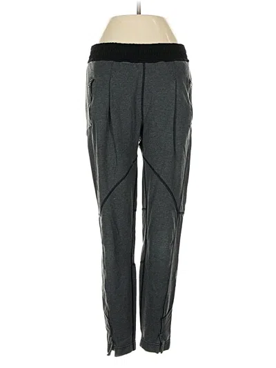 Pre-owned Lululemon Athletica Active Pants In Gray