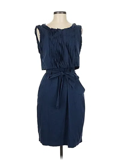 Pre-owned Bcbgmaxazria Cocktail Dress In Blue