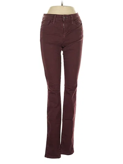 Pre-owned Joe's Jeans Jeans In Burgundy