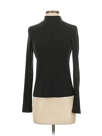 Pre-owned She + Sky Long Sleeve Top Black Turtleneck Tops