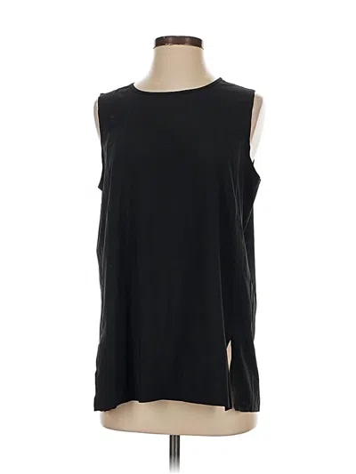 Pre-owned Athleta Sleeveless Top Black One Shoulder Neckline Tops