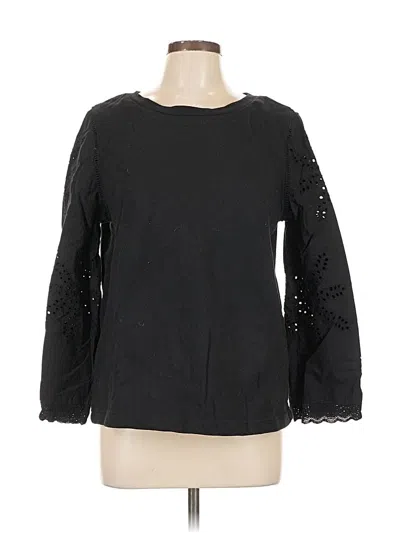 Pre-owned Eliane Rose 3/4 Sleeve T-shirt In Black