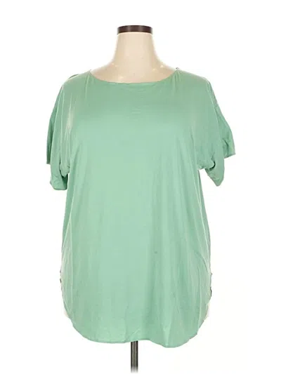 Pre-owned Uniqlo Short Sleeve T-shirt In Green