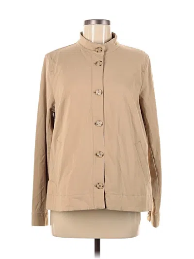 Pre-owned Jjill Jacket In Brown